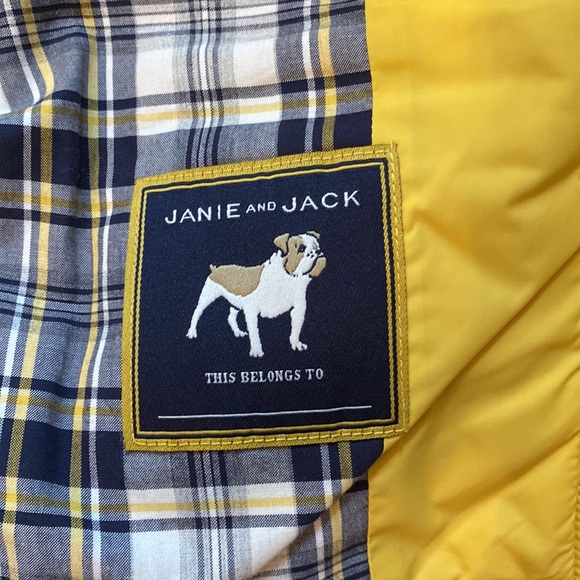 Janie and Jack yellow cold weather vest - Picture 2 of 4